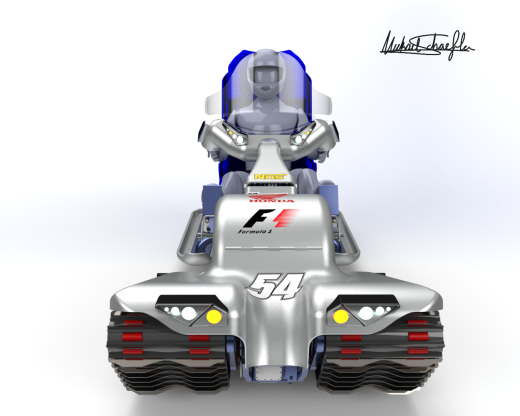 雪地漂移履带车缩略图